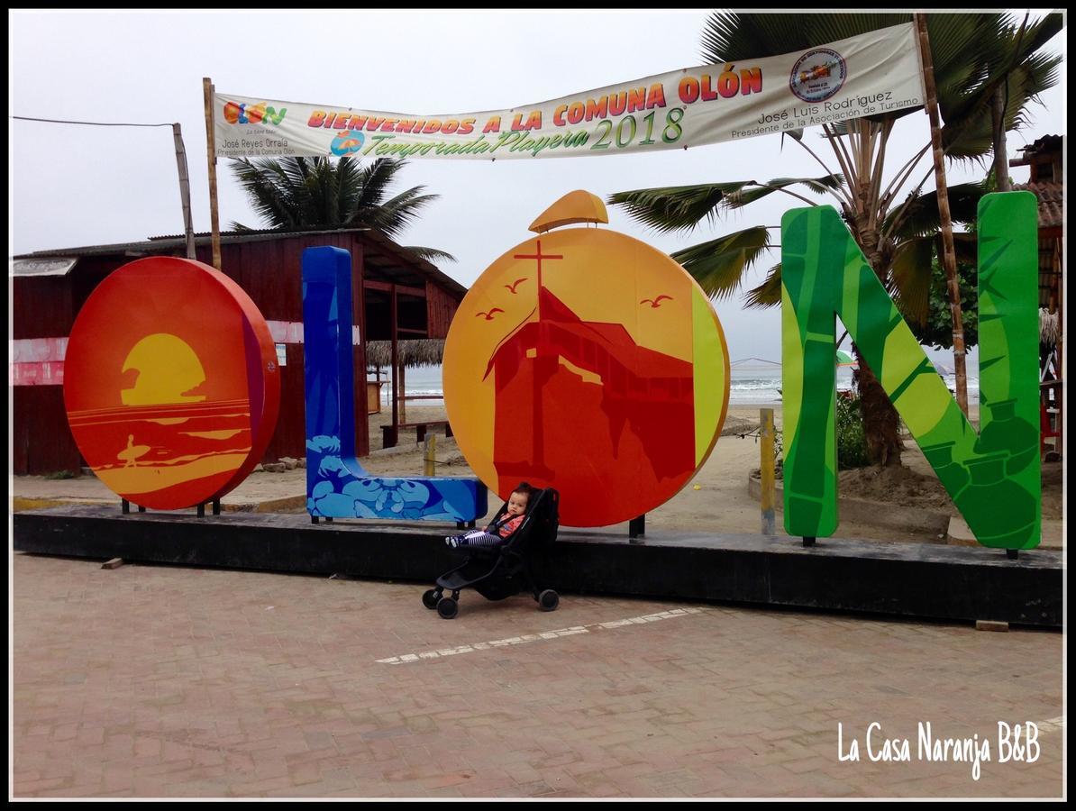 La Casa Naranja Bed And Breakfast Olón Εξωτερικό φωτογραφία